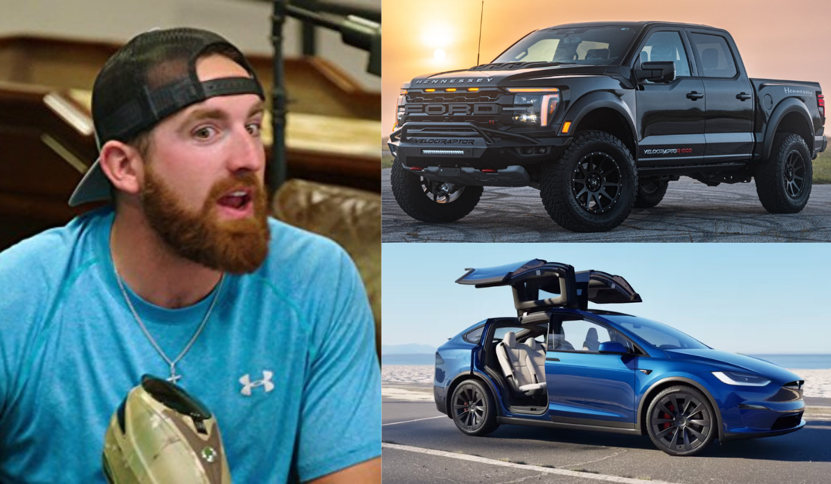Dude Perfect – Ford Raptor + Tesla Model X